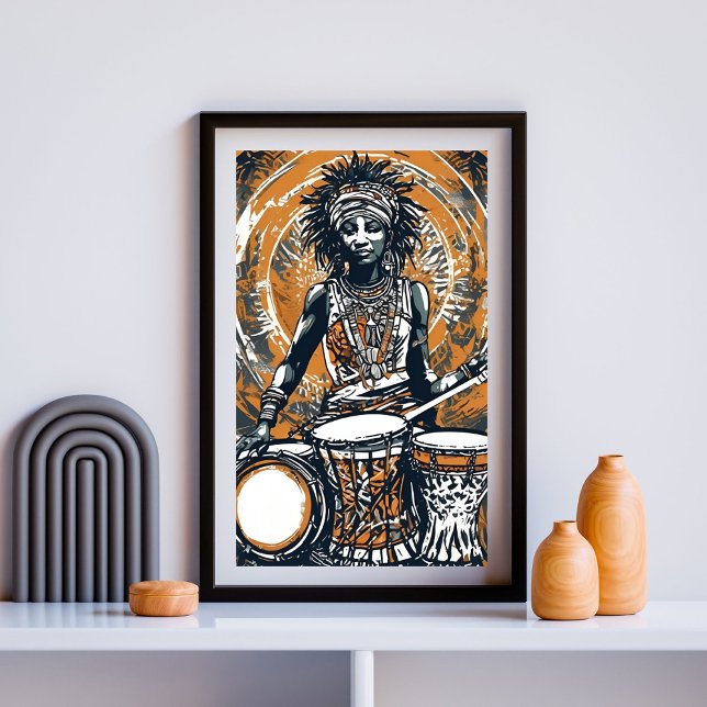 Affiche Rythme de la tribu du Soleil (Créateur téléchargé)