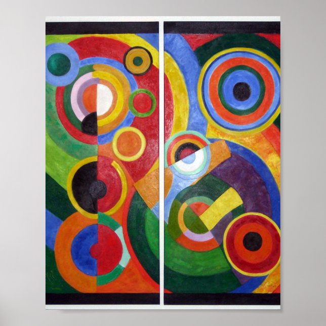 Affiche Rythme de Robert Delaunay (Devant)