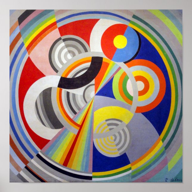 Affiche Rythme n° 1 | Robert Delaunay | (Devant)
