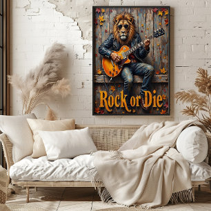 Affiche Rythme patiné : Solo du lion