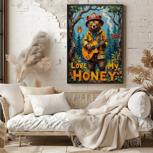 Affiche Rythmes de branche : Ballade de forêt d'ours