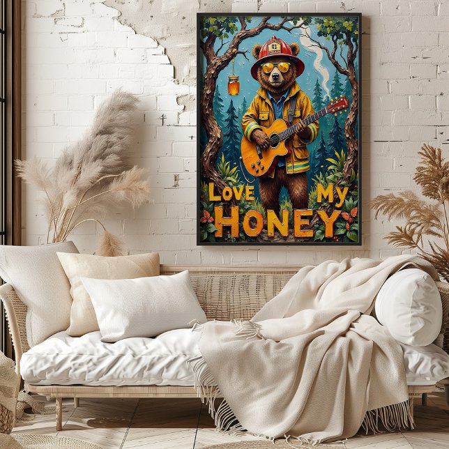 Affiche Rythmes de branche : Ballade de forêt d'ours (Créateur téléchargé)