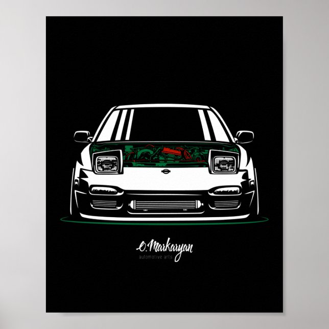 AFFICHE S13 200SX (Devant)