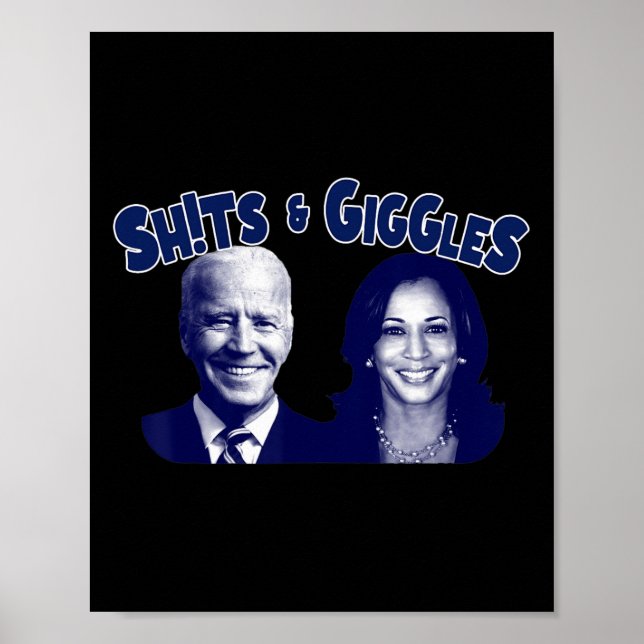 Affiche S Et Giggles Biden Kamala Harris (Devant)