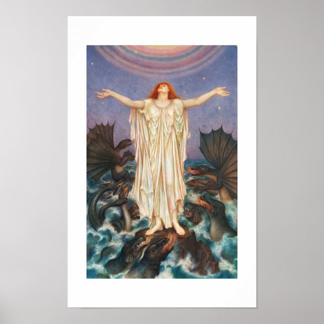 Affiche S.O.S. | Evelyn De Morgan (Devant)