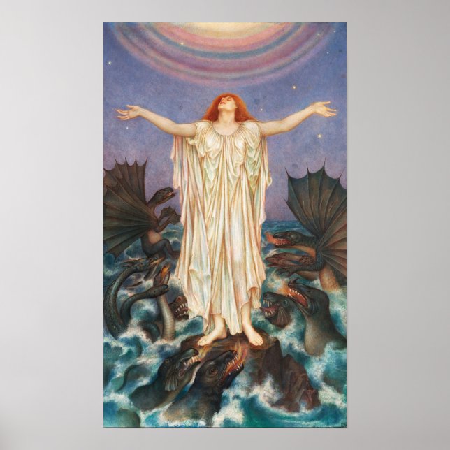 Affiche S.O.S | Evelyn De Morgan (Devant)