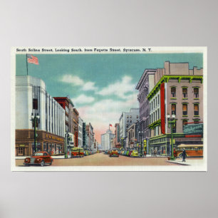 Affiche S Salina Street de Fayette Street