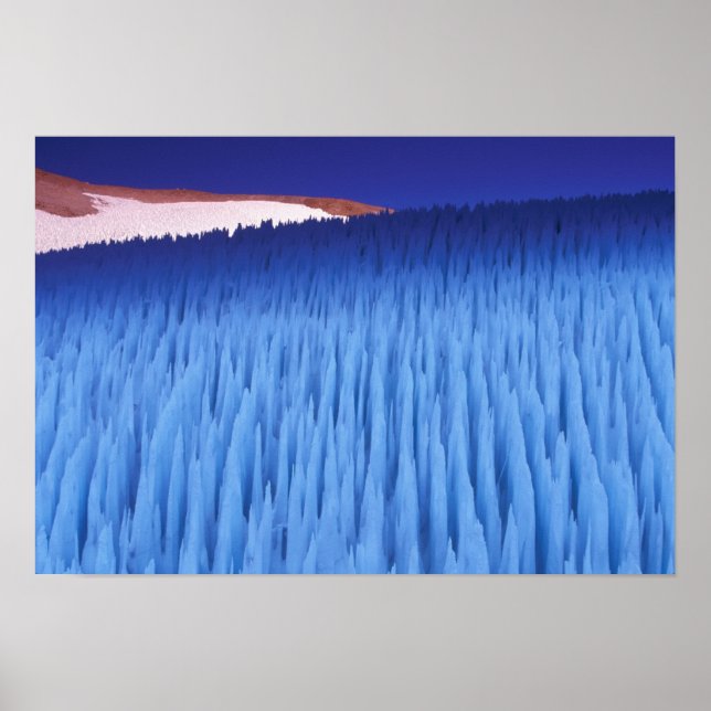 Affiche SA, Chili, région de Coquimbo, Nieve Penitente ; (Devant)