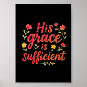 Affiche Sa Grâce est suffisante