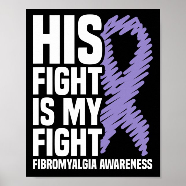 Affiche Sa Lutte Est Ma Lutte Contre La Fibromyalgie (Devant)