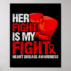 Affiche Sa Lutte Est Ma Lutte Contre Les Maladies Cardiaqu