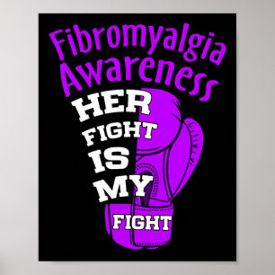 Affiche Sa Lutte Est Ma Lutte Fibromyalgie Neurobiologique