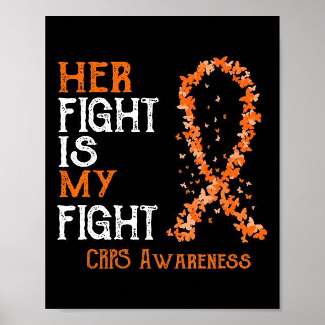 Affiche Sa Lutte Est Ma Sensibilisation Aux Cris De Combat (Devant)