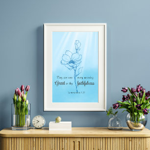 Affiche Sa miséricorde est nouvelle chaque matin vers la B