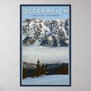 Affiche Saalbach - Vallée de brouillard
