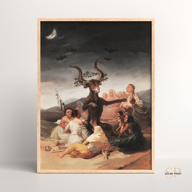 Affiche Sabbat des sorcières énigmatiques de Francisco Goy (Créateur téléchargé)