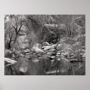 Affiche Sabino Creek en hiver photographique