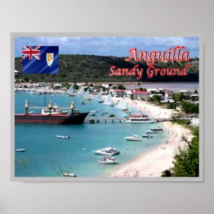 Affiche Sable - Anguilla -