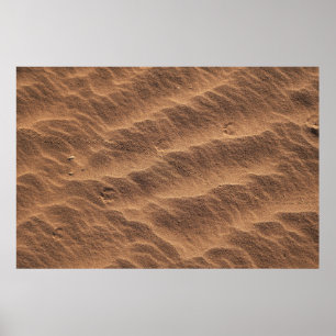 Affiche Sable Brown avec eau en journée