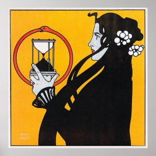Affiche Sable Dial - Art Nouveau Vintage