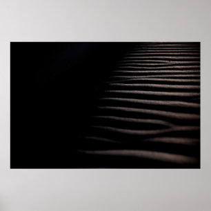 AFFICHE SABLE GRIS EN PHOTOGRAPHIE CHIAROSCURO