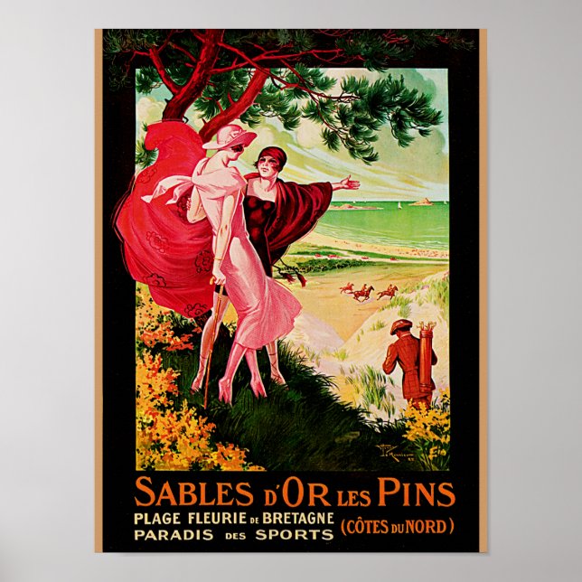 Affiche Sables d'Or les Pins (Devant)