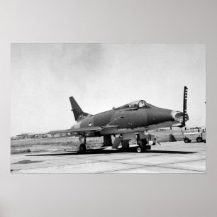 Affiche Sabre F-100 superbe