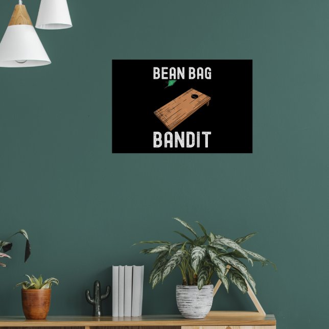 Affiche Sac à haricots Bandit Cornhole (Salon 1)