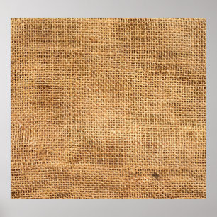 Affiche Sacoche Burlap Brown : Arrière - plan de tissu tex