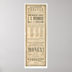 Affiche Sacramento Theatre (1431A)