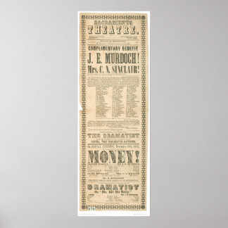 Affiche Sacramento Theatre (1431A)