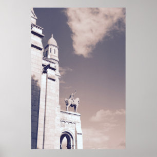 Affiche Sacré-Cœur de Montmartre Paris Sacre Coeur