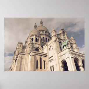 Affiche Sacré-Cœur de Montmartre Paris Sacre Coeur