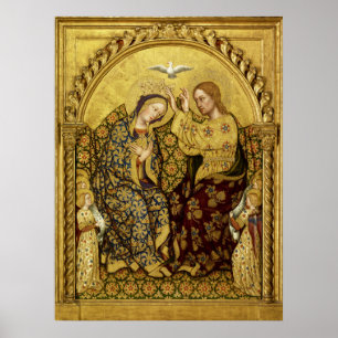 Affiche Sacre de la Vierge par Gentile Da Fabriano