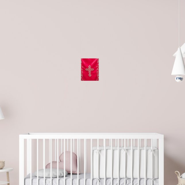Affiche Sacred Crimson: Embroidered Orthodox Cross (Pépinière 2)
