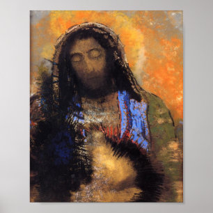 Affiche Sacred Heart - Odilon Redon 1910