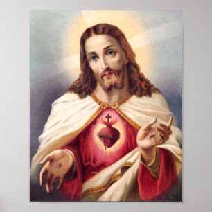 Affiche Sacred Heart Of Jesus
