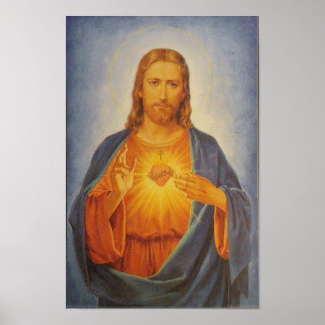 Affiche Sacred Heart of Jesus (Devant)