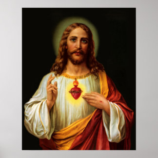 Affiche Sacred Heart of Jesus 2 Imprimer l'affiche