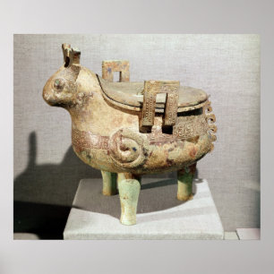 Affiche Sacrificatoire "son-teintez" le chiffre animal