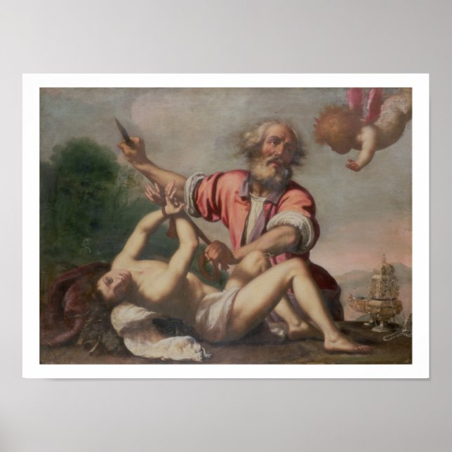 Affiche Sacrifice d'Isaac (Devant)