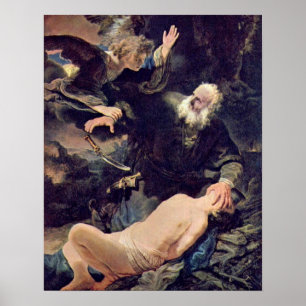 Affiche Sacrifice d'Isaac par Rembrandt van Rijn