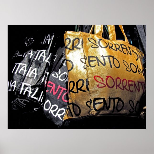Affiche Sacs à main en Sorrento, Italie (Devant)