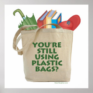 Affiche Sacs en plastique