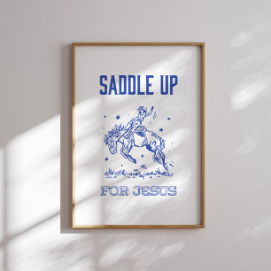 Affiche Saddup for Jesus - Rodeo Style