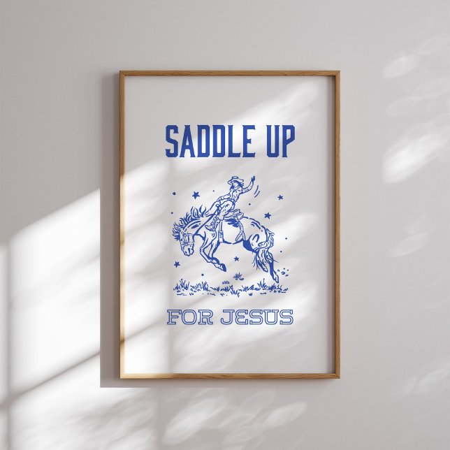 Affiche Saddup for Jesus - Rodeo Style (Créateur téléchargé)