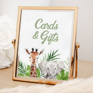 Affiche Safari Animals Cards and Gifts