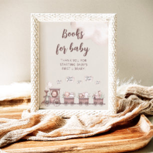Affiche Safari Animaux Baby showers Livres pour bébé