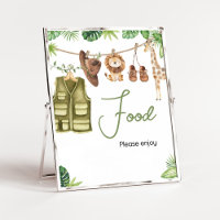 Safari tropical Jungle Animaux Baby shower Nourrit