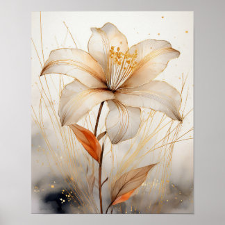 Affiche Saffron Serenity